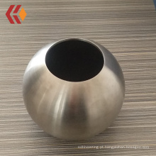 Esfera oca de aço inoxidável popular para colunas de junta esférica com diâm. 76 * esfera de suporte SS304 de 3 mm